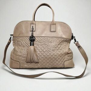 🤍AUTHENTIC Versace Soho Vanitas Large Quilted Leather 2-way Bag